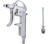 Benbow DG-10 10x pistolet à air comprimé, buse 80mm, set de 11 pces, pistolet de nettoyage, soufflage à sec long