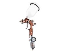 BenBow Pistolet à peinture gravité PK80 avec kit d'outils | HVLP de première classe | compresseur Pistolet à pulvérisation avec godet pour voiture, Taille:1.2mm, Type:Pistolet + manomètre-déshydrateur