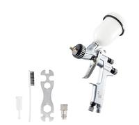 BenBow Pistolet à Peinture PK70 Mini - MP 0,8 mm - Pistolet à air comprimé Professionnel - Pistolet pulvérisateur avec gobelet en Plastique de 100 ML