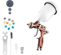 Benbow pistolet à peinture PK80, set de 3 pièces, buse de 1,5mm dans le set, réservoir 600ml, pression 1,1 Bar