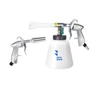 Benbow Pistolet de nettoyage à air comprimé Nettoyeur d'intérieur Avec effet Tornado + Pistolet de soufflage à air comprimé Avec buse Venturi Pistolet de lavage haute pression Nettoyeur de meubles rem