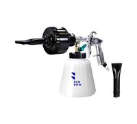 BenBow Pistolet mousseur pneumatique Black - pour Un pré-Nettoyage Efficace des Voitures, Bateaux et Motos - Canon à Mousse Pratique - idéal pour Les préparateurs de véhicules