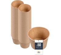 BenBow Récipient jetable en papier kraft sans couvercle 50 x 870 ml