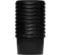 BenBow - Seau avec Couvercle 0,5 l - Noir - 1000 x 0,5 l - Qualité Alimentaire, Stable, hermétique, Anti-Fuite, inodore - Récipient de Rangement en Plastique - Vide