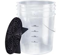 Benbow Set 2 pcs, Seau de lavage voiture 20 litres transparent + tamis à saleté noir, Préparation voiture, Lavage, Accessoires voiture, Autos