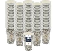 BenBow Tasses à café 400 ml x 300, Tasses en carton à emporter, Tasses jetables pour les déplacements, All You Need Is Coffee, Tasses à café pour le bureau et les machines à café, Robuste et pratique