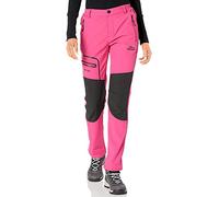 BenBoy Femme Pantalon Ski Imperméable Pantalon Randonnée Softshell Thermique Étanche Coupe-Vent Hiver Pantalon de Montagne Neige Escalade,KZ1672W-Pink-M