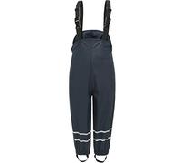 BenBoy Pantalon de Pluie Enfant Imperméable Respirant Salopette Étanche Coupe-Vent Pantalon de Boue pour Garcon Fille YK1221H-Navy Blue-128