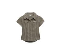 BENCH Chemisier 'Bench X Superdry & Co' beige / beige foncé / brocart, Taille M