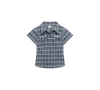 BENCH Chemisier 'Bench X Superdry&Co' bleu clair / noir / blanc, Taille XS