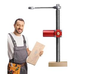 Bench Dog Clamp - Outil en d'aluminium portable réglable à libération rapide - Pinces de scie de piste - Pour bench miter panneau pipe pipe porte fenêtre tiroirs armoires projets