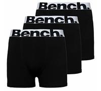BENCH Lot de 3 boxers « Tom » pour homme, noir, Camouflage / Olive / Noir, XL