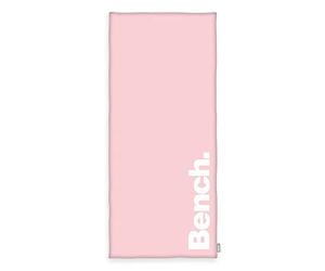 Bench Serviette de Place et de Sauna, Pastel Colours, 80 x 180 cm, 100% Coton, Velours, avec Accroche, Couleur : Rose, Réf. : 6112602537