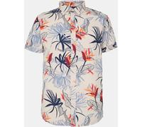 Bench Varla Short-Sleeve Patterned Shirt Craie Medium Male