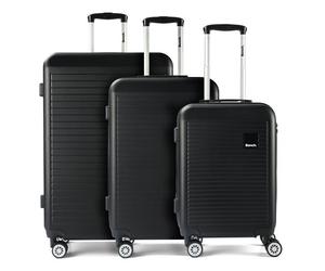 Bench Voyage 4 roues Set de valises 3 pièces noir