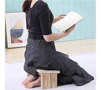 Benches Banc de Meditation Pliable Bois Massif, Shoggi Pliant Yoga, Banc de Prière Robuste, Confortable pour S'agenouiller Ou S'asseoir, Parfait pour Une Méditation Plus Profonde et Plus Longue