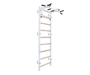 Benchk 731w espalier bois métal blanc