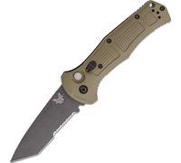 Benchmade Claymore Auto Cobalt Black Tanto Ranger Green Grivory 9071SBK-1
