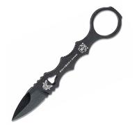 BENCHMADE Mini SOCP Dague, Lame Noire en Acier Inoxydable 440C, Étui Moulé Noir 177BK
