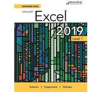 Benchmark Series: Microsoft Excel 2019 Level 1