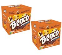 BENCo Original Capsules Chocolatées Compatibles - Boisson Cacaotée Gourmande et Crémeuse - Goût Authentique du Chocolat Benco - 12 Capsules - Lot de 2