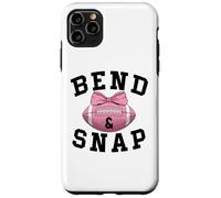 Bend and Snap Football Game Day Coquette Pink Football Bow Coque pour iPhone 11 Pro Max