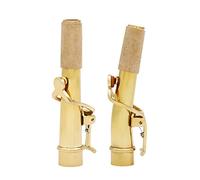 Bend droit ténor soprano B-plat saxophone cou kit ciseaux en laiton accessoires avec chiffon de nettoyage