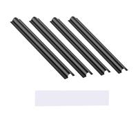 Bend Resistant Cord Cover, 4 Pieces Wire Sleeve, 12x2 inches Cable Protector with Flexible Build, Cable Organizer, Wire Cover with Clean Design, Cord Management for Desk and Indoor