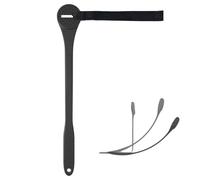 Bendable Back Shaver Handle - Multi Functional Extension Rod | Adjustable Angle For Leg Hair Removal | For Lotion Applicator Wet Dry Brush, Universal Grooming Attachment