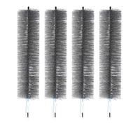 Bendable Microfiber Head, 2026 New Fan Cleaner Brush Reusable Dust Remover Washable ldeal for Electric Fans Air Conditioning, Home Car Vents, Curtain and Many Other Applications. (Gray,4 Pcs)