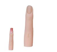 Bendable Practice Trainer - Silicone Hand , Manucure Art Finger | Simulation Flexible Joint Simulation, Fake Tip | Professional Training Tool, Ideal Salon Students DIY Extension Design Practi