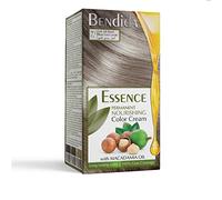Bendida Coloration Permanente 120 ml à l’huile de macadamia et oxydant à 6% | Couverture 100% des cheveux blancs & brillance longue durée | Coffret avec crème colorante (7.1 Blond cendré foncé)