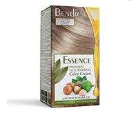 Bendida Coloration Permanente 120 ml à l’huile de macadamia et oxydant à 6% | Couverture 100% des cheveux blancs & brillance longue durée | Coffret avec crème colorante (7 blond naturel)