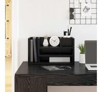 Bendmaxx Organiseur de bureau en bois vieilli 44,5 x 24 x 25 cm avec beaucoup d'espace de rangement pour bureau, lieu de travail, bureau à domicile et l'école pour un rangement structuré et une