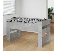 Bendmaxx Table de baby-foot blanche en bois 146,5 x x avec poignées ergonomiques et barres robustes pour intérieur, loisirs, bureau et salle de fête
