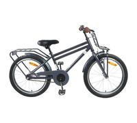 Bendmaxx Vélo pour enfant en pouces noir avec cadre en acier et garde-boue pour 2 à 4 ans, vélo stable pour enfant avec frein à rétropédalage, sonnette, réflecteurs et support pour les loisirs, le