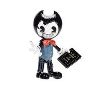 Bendy and the Ink Machine | Figurine Articulée Bendy | 12,7 Cm | Comprend Un Livre, Une Porte Arrière-Fond, Un Socle | Licence Officielle | Gamme de Jouet à Collectionner | Idée Cadeau Dès 14 Ans +