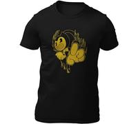 Bendy Gold Men T-Shirt Unisex Black Casual Tees Size XXL