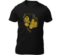 Bendy Gold T-Shirt Black Graphic Unisex Tee Shirt XL
