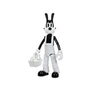 Bendy & The Ink Machine | Figurine Articulée Boris avec Accessoires | 12,7 cm | Inclus Panier de Course et Projecteur Cartoon | Licence Officielle | Jouet à Collectionner | Idée Cadeau Ados 14 Ans +