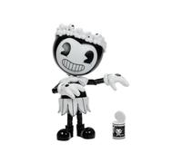 Bendy & The Ink Machine | Figurine Articulée Hula Bendy avec Accessoires | I12,7 cm | Inclus Soupe de Bacon et Projecteur Cartoon | Licence Officielle | Jouet à Collectionner | Idée Cadeau 14 Ans +