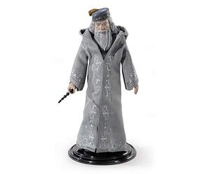 BendyFigs Albus Dumbledore Figure by The Noble Collection - Officially Licensed 19cm (7.5 inch) Harry Potter Bendable Toy Posable Collectable Doll Figures with Stand - for Kids & Adults
