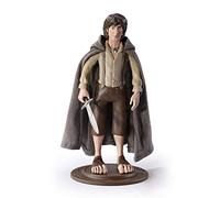 BendyFigs Frodo Baggins by The Noble Collection - Officially Licensed 19cm Lord of The Rings Bendable Toy Posable Collectable Doll Figures with Stand - for Kids & Adults