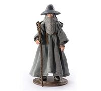 BendyFigs Gandalf by The Noble Collection - Officially Licensed 19cm Lord of The Rings Bendable Toy Posable Collectable Doll Figures with Stand - for Kids & Adults, Unique