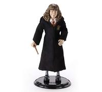BendyFigs Hermione Granger Figure by The Noble Collection - Officially Licensed 19cm (7.5 inch) Harry Potter Bendable Toy Posable Collectable Doll Figures with Stand - for Kids & Adults