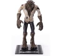 BendyFigs The Noble Collection Universal Monsters Wolf-Man - 7.5in (19cm) Noble Toys Bendable Figure - Posable Collectible Doll Figures with Stand