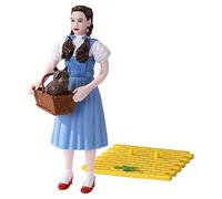 The Noble Collection – Figurine flexible Dorothy (Le Magicien d'Oz) 19 cm avec Toto – Multicolore