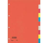 Bene 97410 Répertoire DIN A4 blanc Carton recyclé multicolore 10 onglets 97410