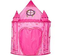 Benebomo Tente Enfant, Tente de Jeu Rose, château de Princesse, Maison de Jeu d'intérieur, Tente Pliable, cabane Enfant intérieur