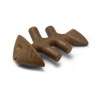 Benebone Jouet à mâcher Indestructible en arête de Poisson pour Les mâcheurs agressifs, Durable et résistant pour briser l'ennui des Chiens, véritable saveur de Saumon Jack, pour Grands Chiens,